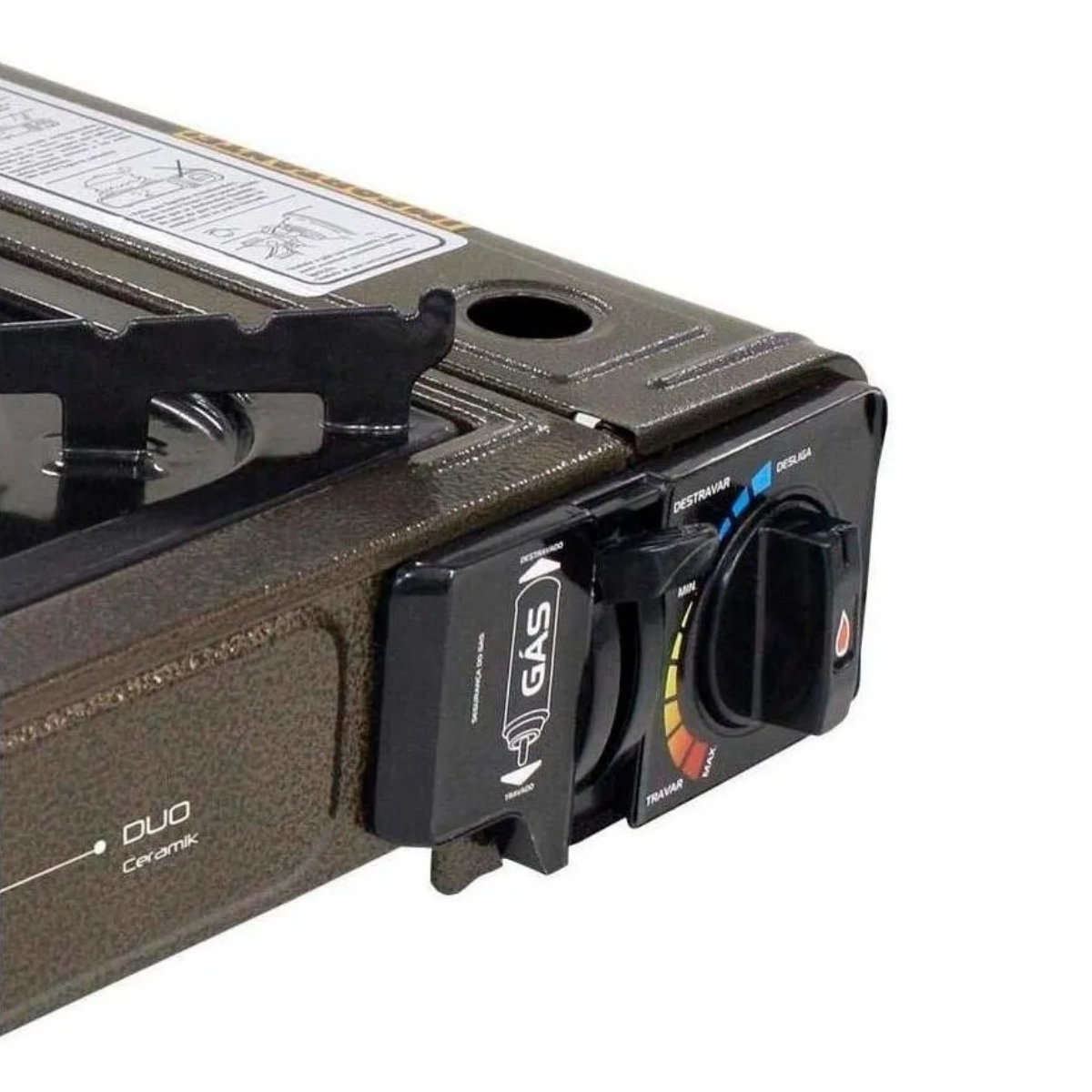 FOGAREIRO DE MESA PORTARIL DUO CERAMIK NAUTIKA C MALETA