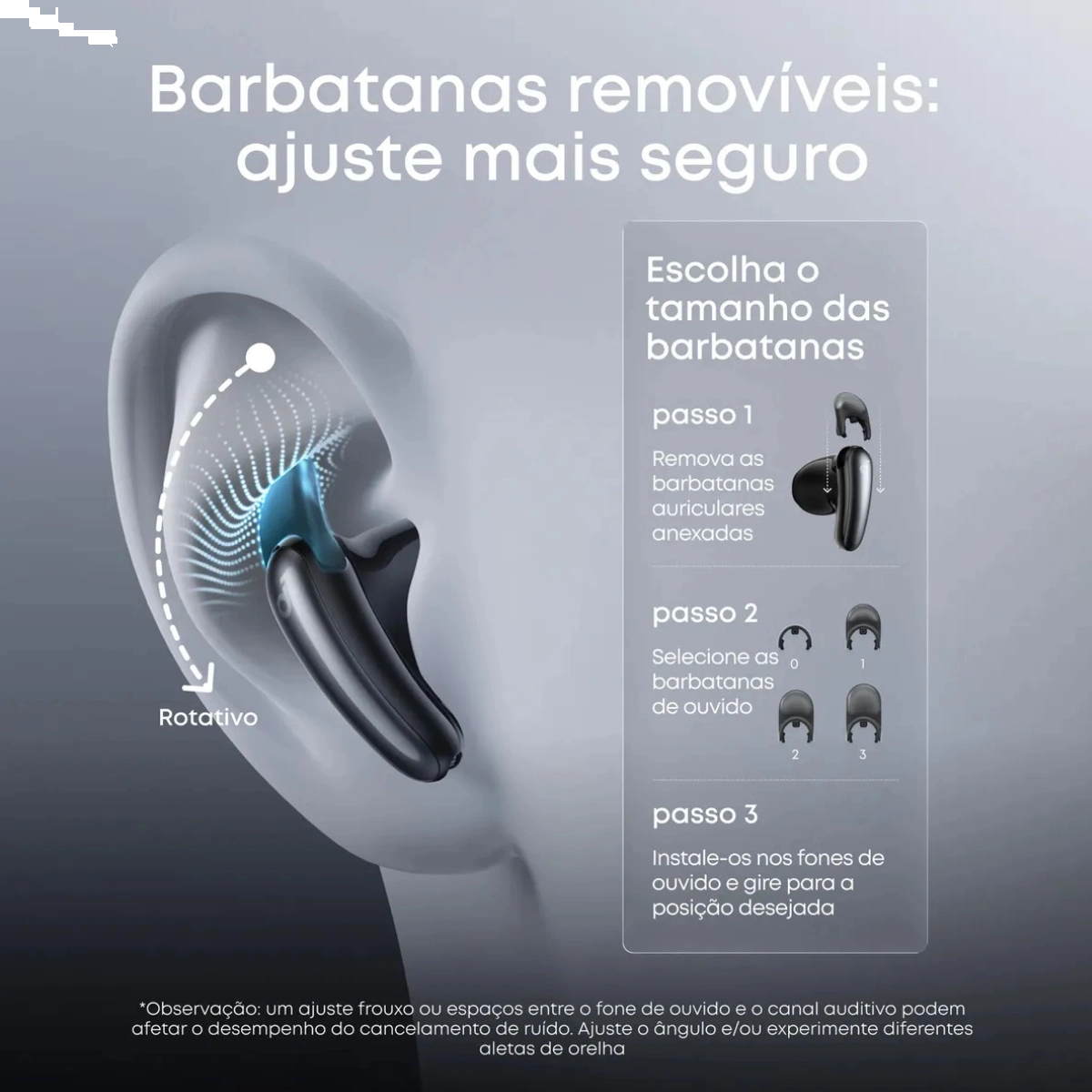 FONE SOUNDCORE LIBERTY 4 PRO BLUETOOTH 5.3 ÁUDIO HI-FI HI-RES PRETO 40H IA IPX5 FONE SOUNDCORE LIBERTY 4 PRO BLUETOOTH 5.3 ÁUDIO HI-FI HI-RES PRETO 40H IA IPX5
