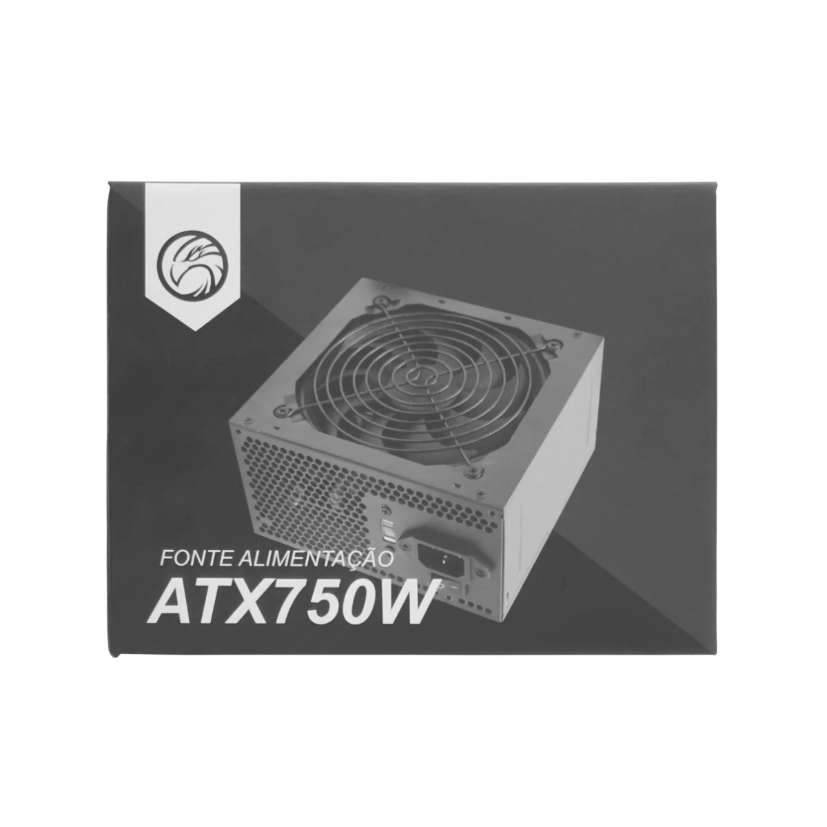 FONTE ATX 750W BRAZILPC BPC/7400-SMT 24 PINOS PRETA FONTE ATX 750W BRAZILPC BPC/7400-SMT 24 PINOS PRETA