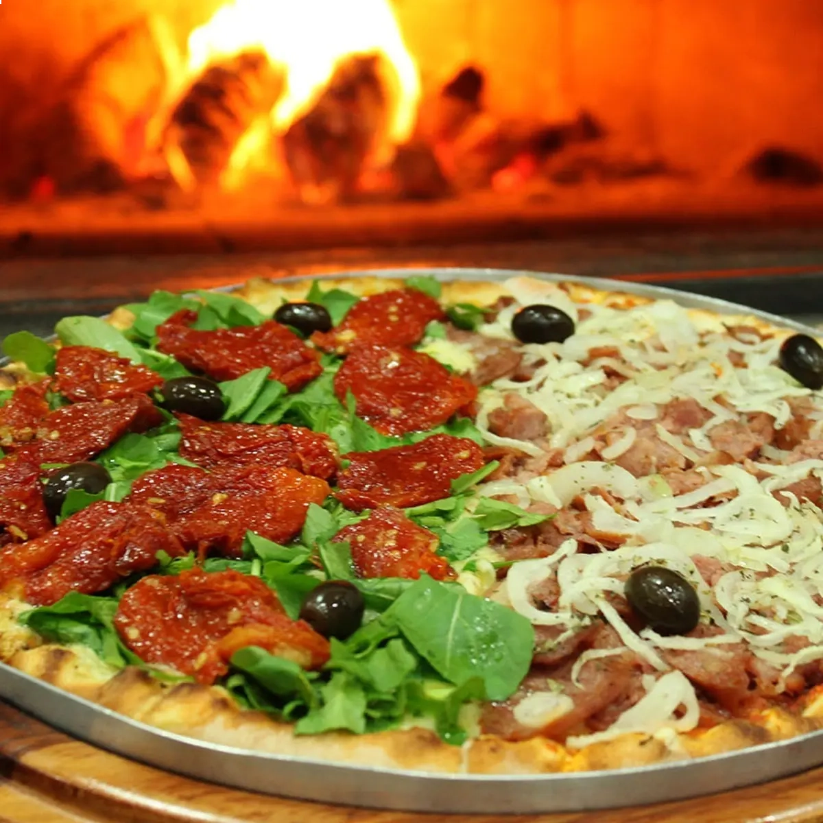 FORMA ASSADEIRA PIZZA ALUMÍNIO TAMANHO FAMÍLIA N40 ALOESTE