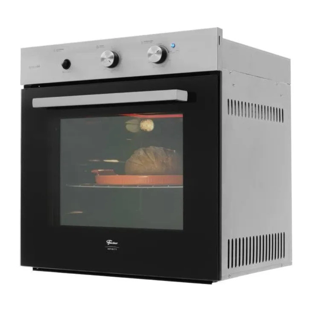 Forno a Gas de Embutir Fischer Infinity 78l com Grill Inox 127v
