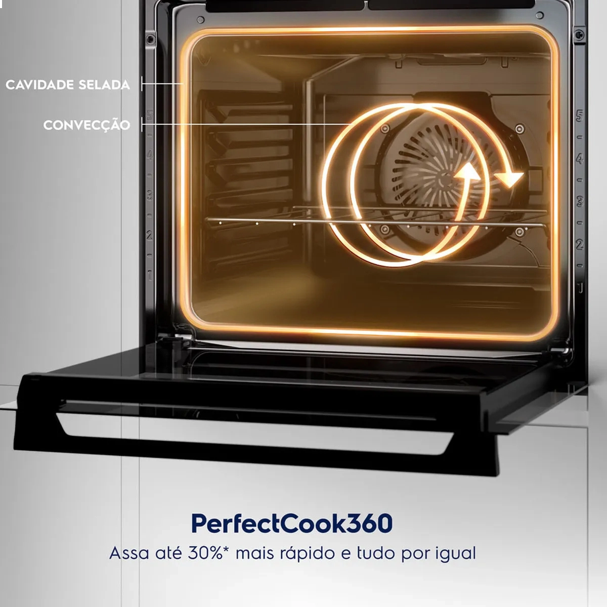 FORNO DE EMBUTIR ELÉTRICO 80L 220V EXPERT ELECTROLUX COM VAPORBAKE E WI-FI