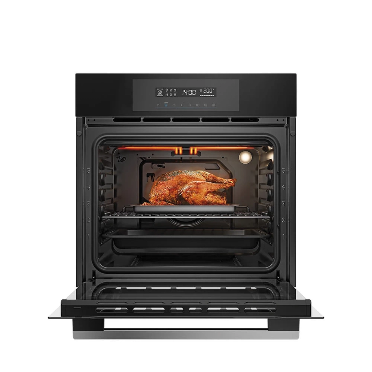 FORNO DE EMBUTIR ELÉTRICO DIGITAL COM AIRFRYER 80L MIDEA 220V