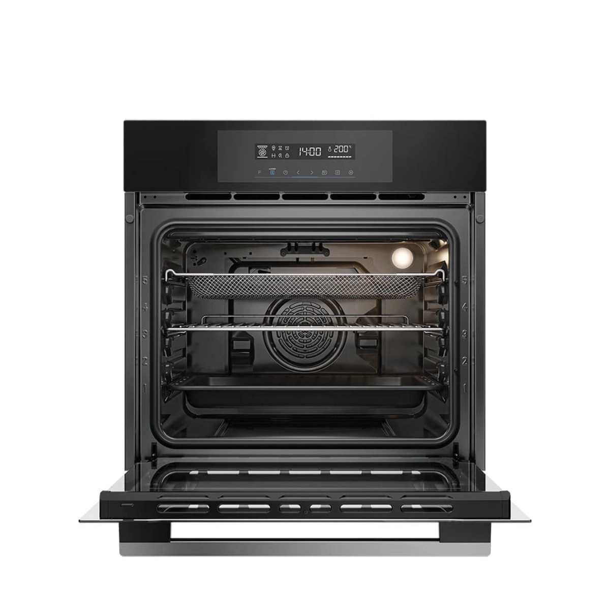 FORNO DE EMBUTIR ELÉTRICO DIGITAL COM AIRFRYER 80L MIDEA 220V