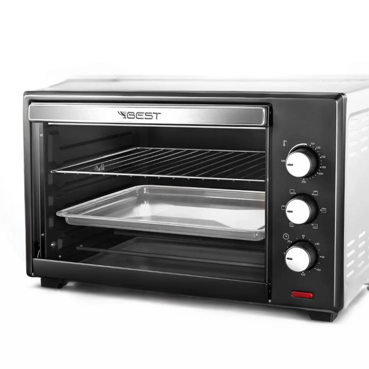 Forno Elétrico 48 Litros Com Espeto Giratório Best Plus 127V Forno Elétrico 48 Litros Com Espeto Giratório Best Plus 127V