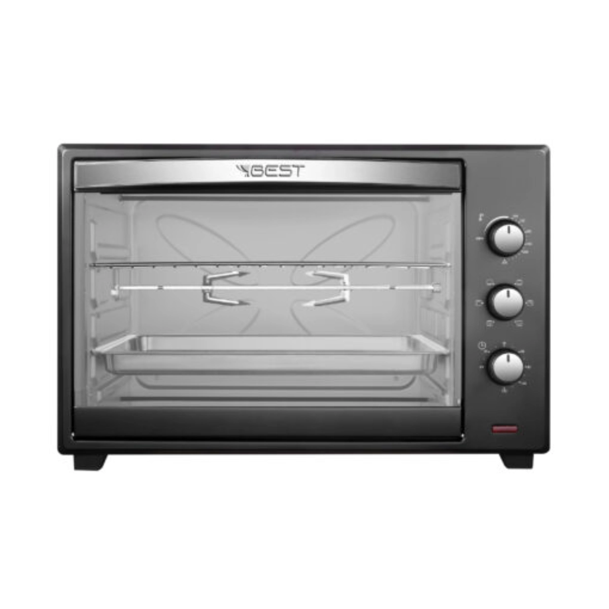 Forno Elétrico Best 60 Litros Plus Com Espeto Giratório Preto/Branco 1800W 127V