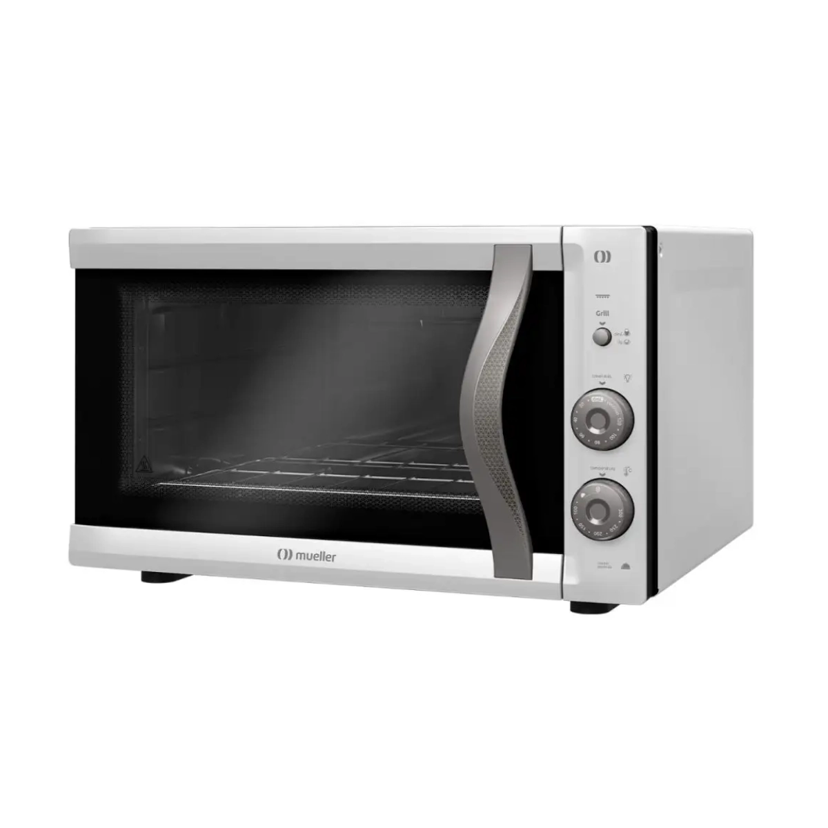 FORNO ELÉTRICO DE BANCADA 50 LITROS VIDRO DUPLO BRANCO 127V