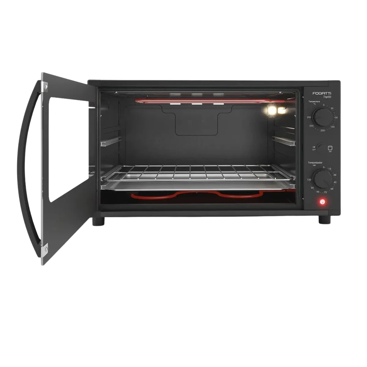 Forno Elétrico de Bancada 50l 1750w Top50 Black Fogatti 220v