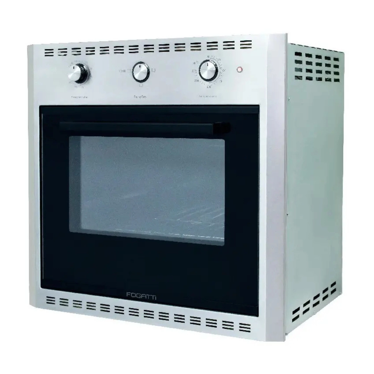 FORNO ELÉTRICO DE EMBUTIR FOGATTI E60 PRETO 220V