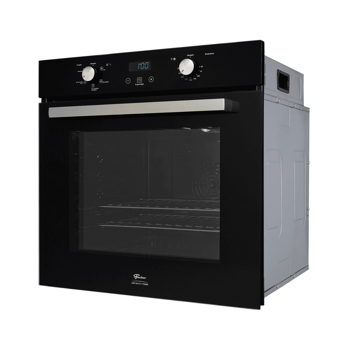 FORNO ELÉTRICO DE EMBUTIR INFINITY PRETO 82L TOUCH 220V - FISCHER