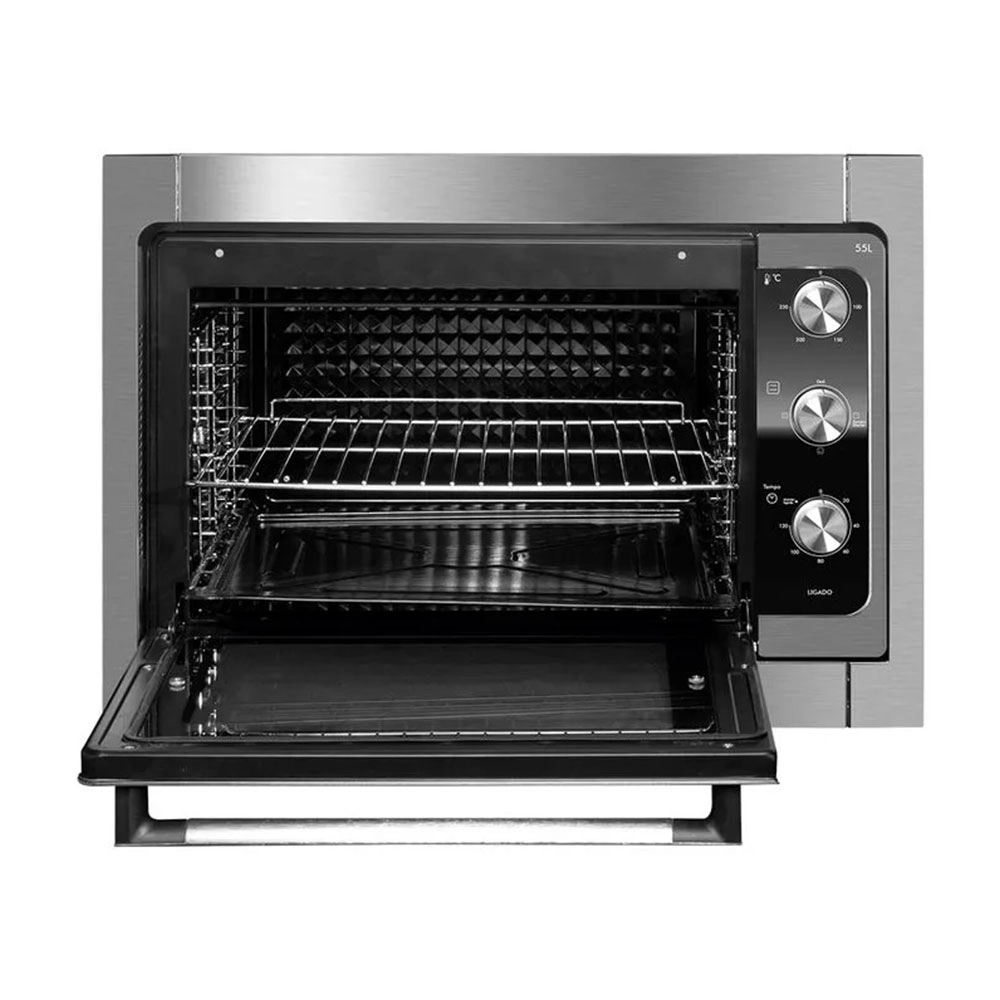 Forno Elétrico De Embutir Pfe55e 55 Litros 1600w Philco 110v 