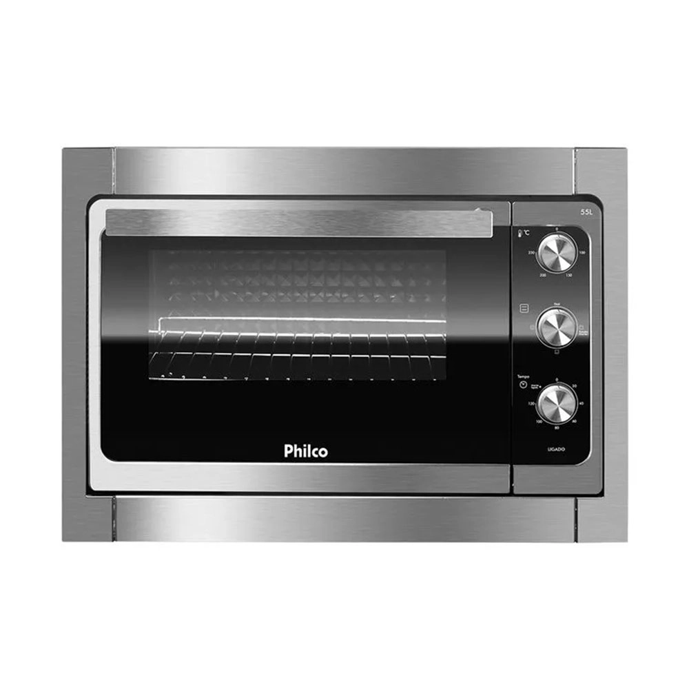 Forno Elétrico De Embutir Pfe55e 55 Litros 1600w Philco 110v 