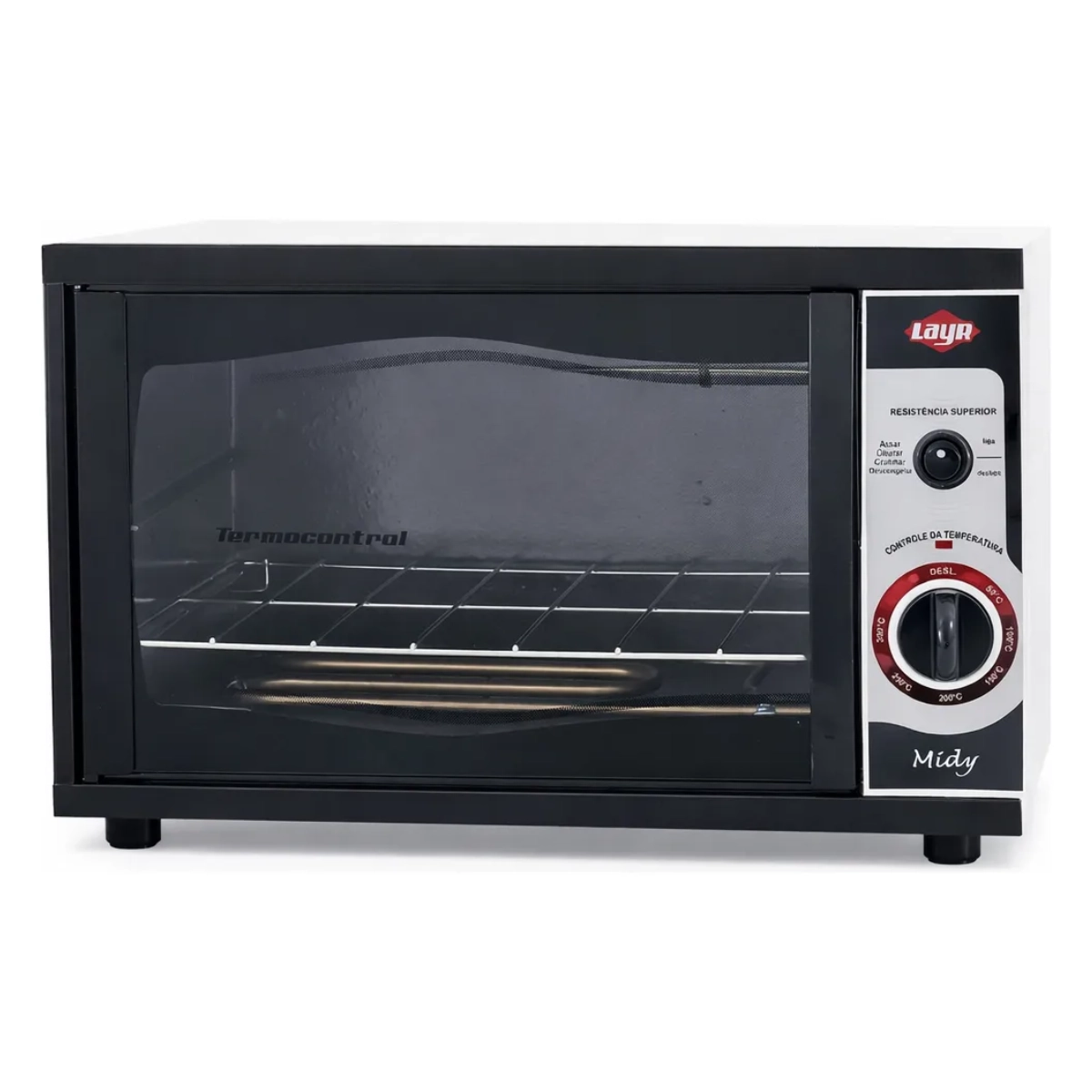 FORNO ELETRICO MIDY CLEAN BRANCO PLUS LAYR 21L 1300W 127V
