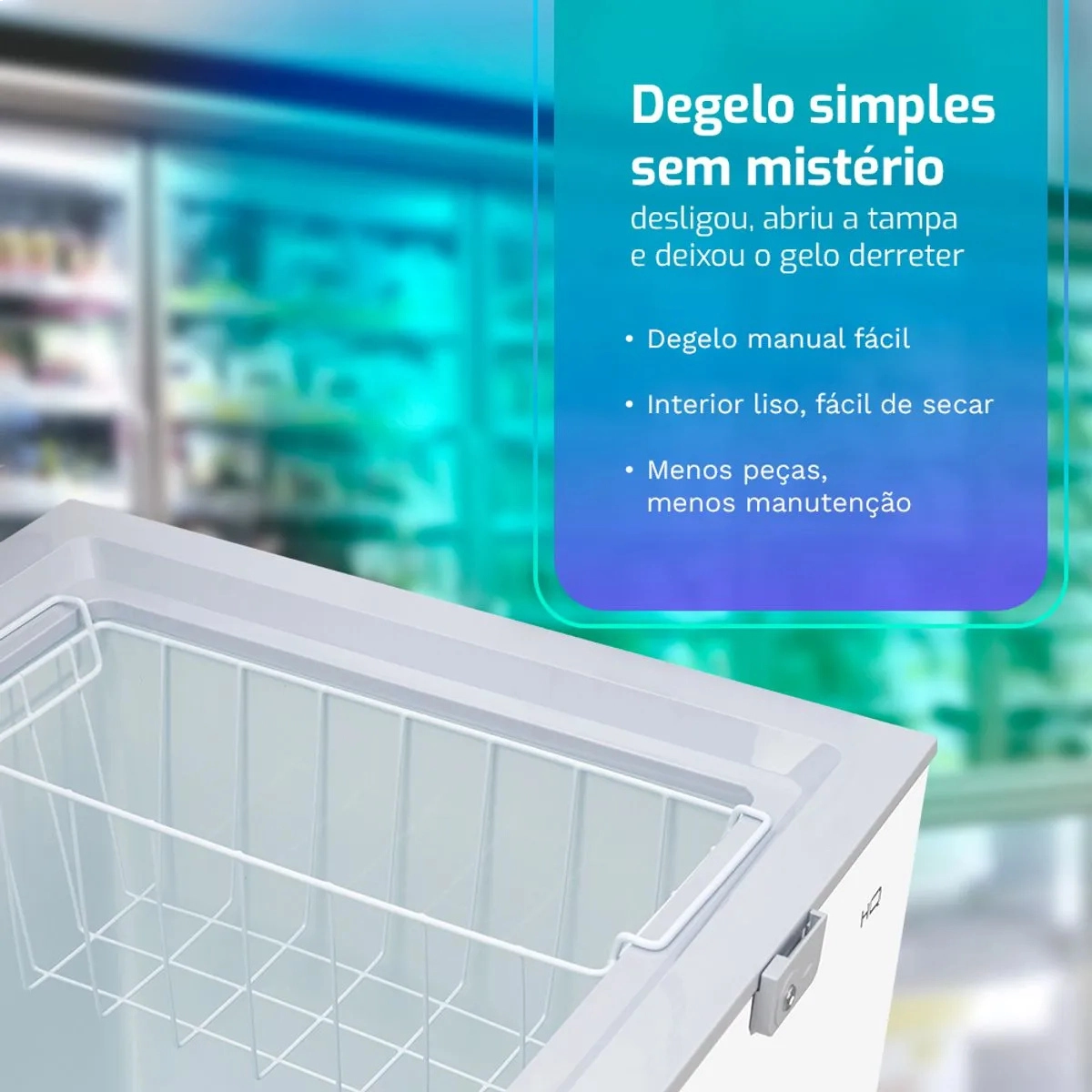Freezer/conservador Horizontal Hq 250l Br Hq-250cfx2 220v Freezer/conservador Horizontal Hq 250l Br Hq-250cfx2 220v