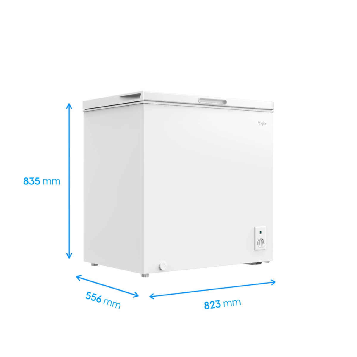 FREEZER HORIZONTAL ELGIN BRANCO 199 LITROS 127V RESFRIAMENTO 4D