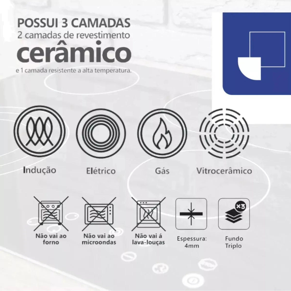 FRIGIDEIRA STYLE COOK CERÂMICA FUNDO TRIPLO INDUÇÃO 20CM 1,0 FRIGIDEIRA STYLE COOK CERÂMICA FUNDO TRIPLO INDUÇÃO 20CM 1,0