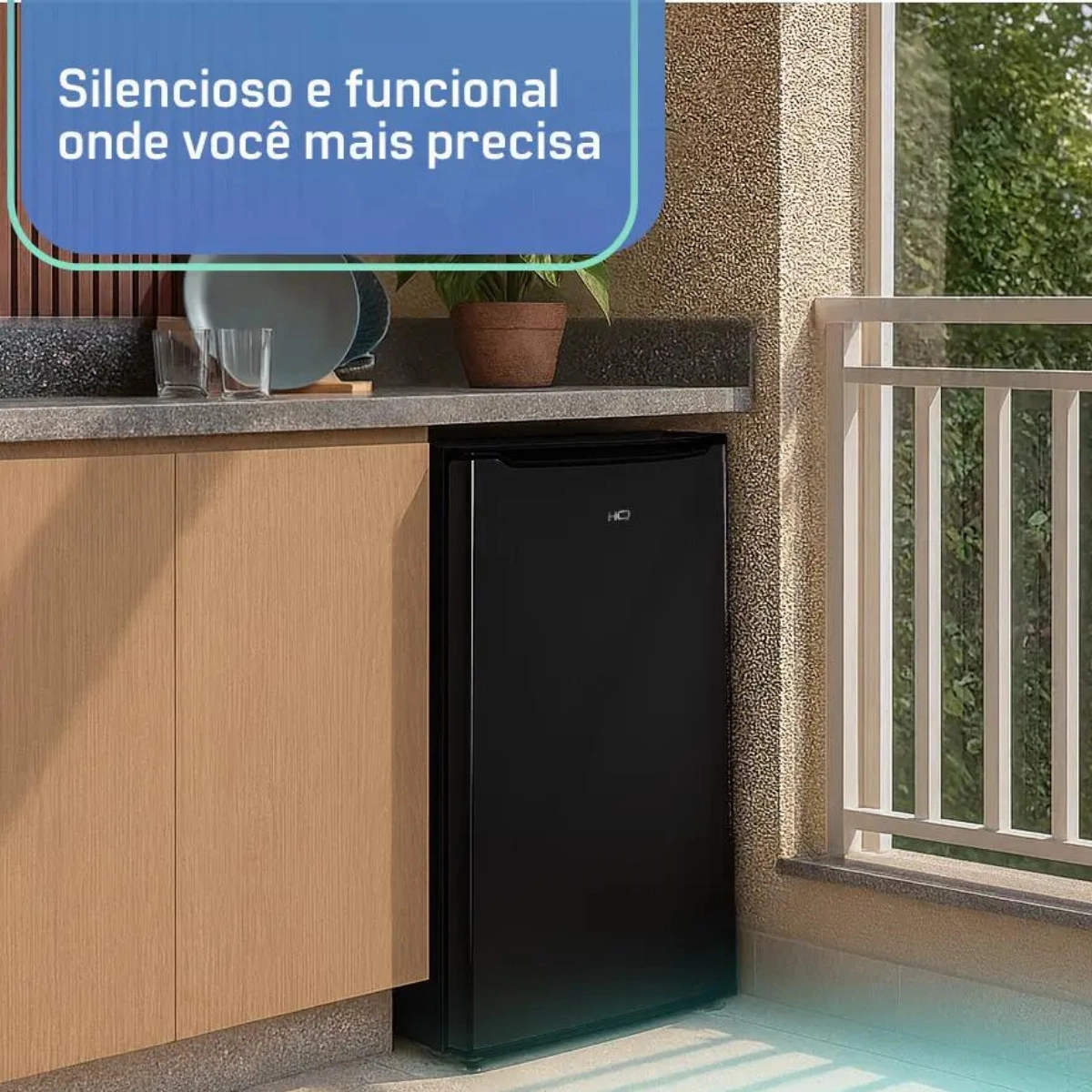 FRIGOBAR ELGIN 93 LITROS 127V PRETO PORTA REVERSIVEL 