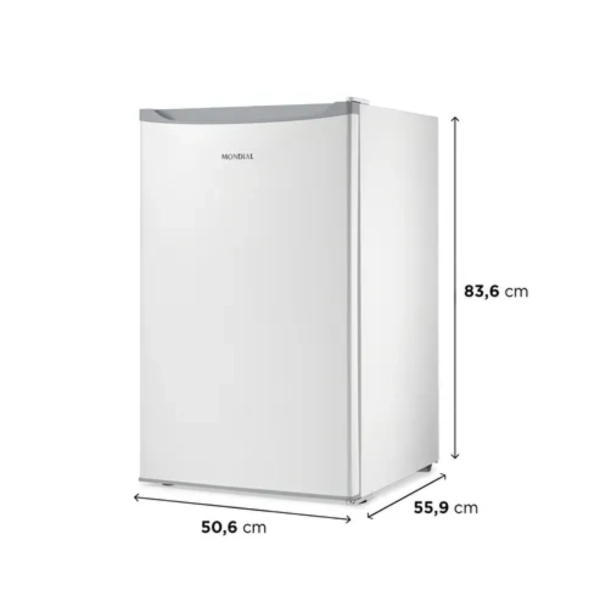 FRIGOBAR MONDIAL 120L PORTA REVERSÍVEL BRANCO
