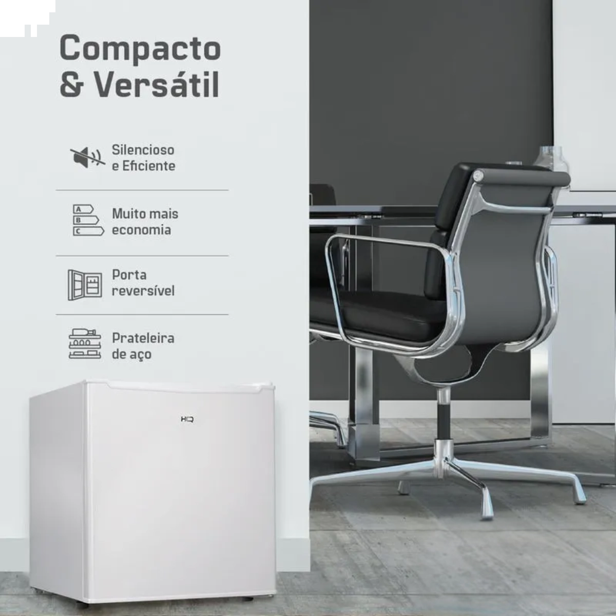 FRIGOBAR REFRIGERADOR 47 LITROS BRANCO HQ 127V R600A