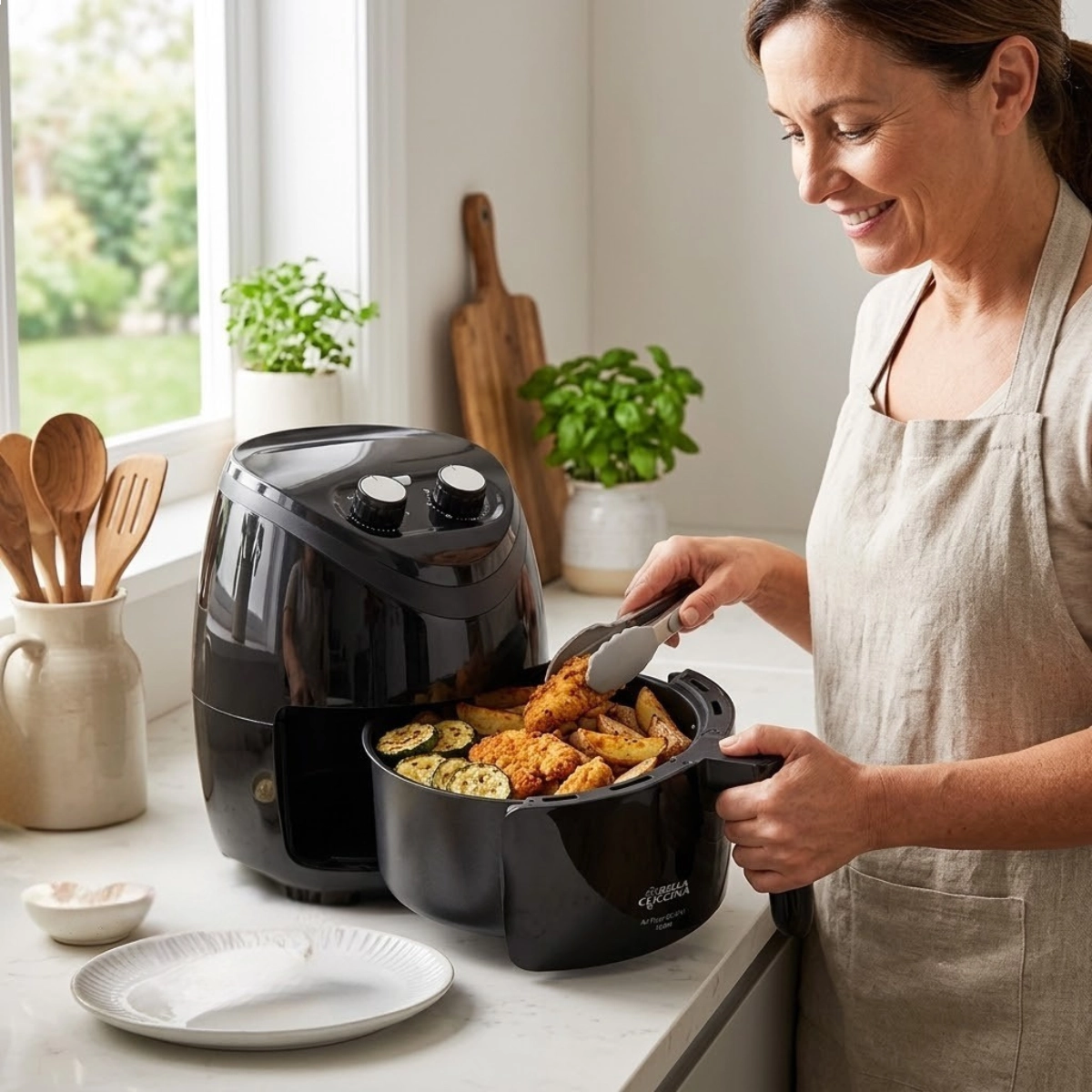 FRITADEIRA AIR FRYER BRITÂNIA BELLA CUCCINA 4,5L BCAF41 127V FRITADEIRA AIR FRYER BRITÂNIA BELLA CUCCINA 4,5L BCAF41 127V