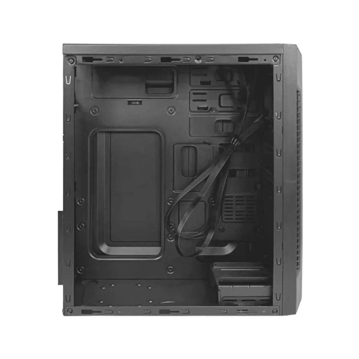 GABINETE ATX BPC GAMER PRETO COM LATERAL DE VIDRO SEM FONTE