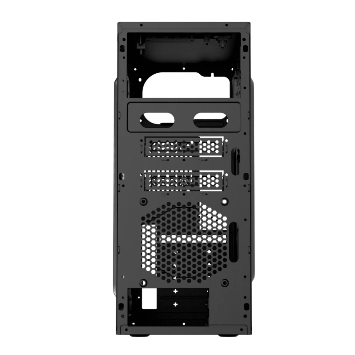 GABINETE ATX BPC GAMER PRETO COM LATERAL DE VIDRO SEM FONTE