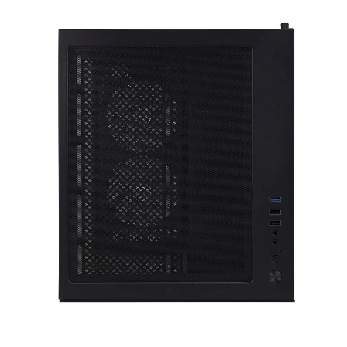 GABINETE MATX BRAZILPC GAMER AQUARIO BPC-240 BLACK COM 3 COOLER ARCO IRIS SEM FONTE