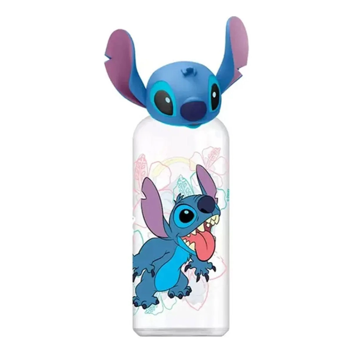 GARRAFA DE AGUA STITCH 3D 560ML PORTÁTIL INFANTIL ANTIVAZAMENTO