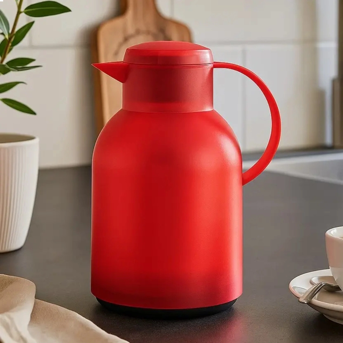 GARRAFA TÉRMICA DE CAFÉ EMSA SAMBA 1,5L VERMELHA ORIGINAL ALEMÃ GARRAFA TÉRMICA DE CAFÉ EMSA SAMBA 1,5L VERMELHA ORIGINAL ALEMÃ
