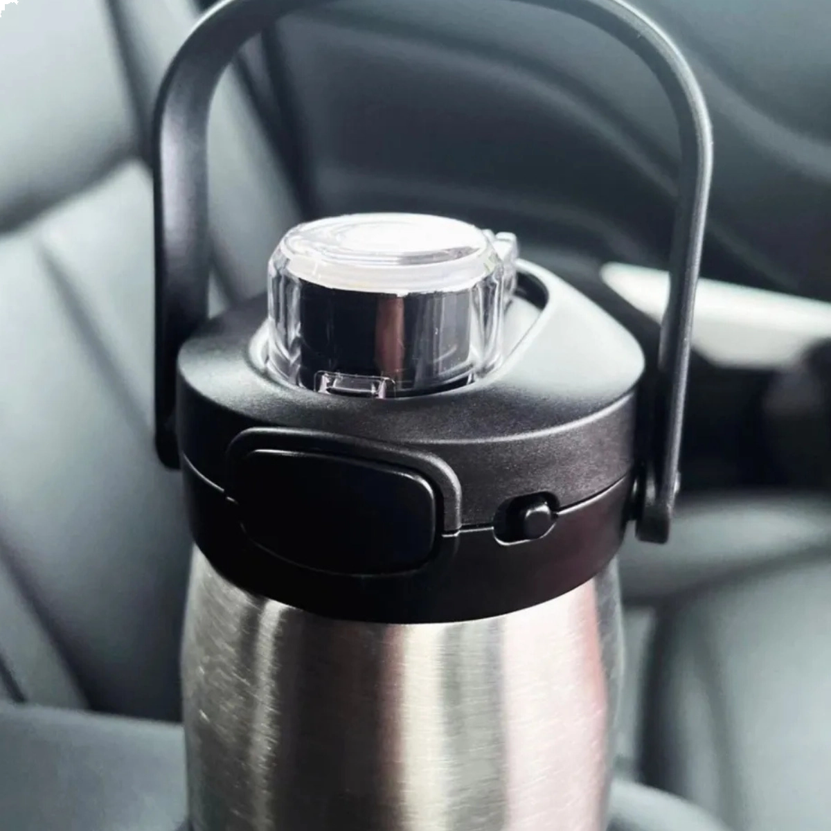GARRAFA TÉRMICA NAUTIKA ISOMAX 750ML INOX DUPLO AZUL ALÇA