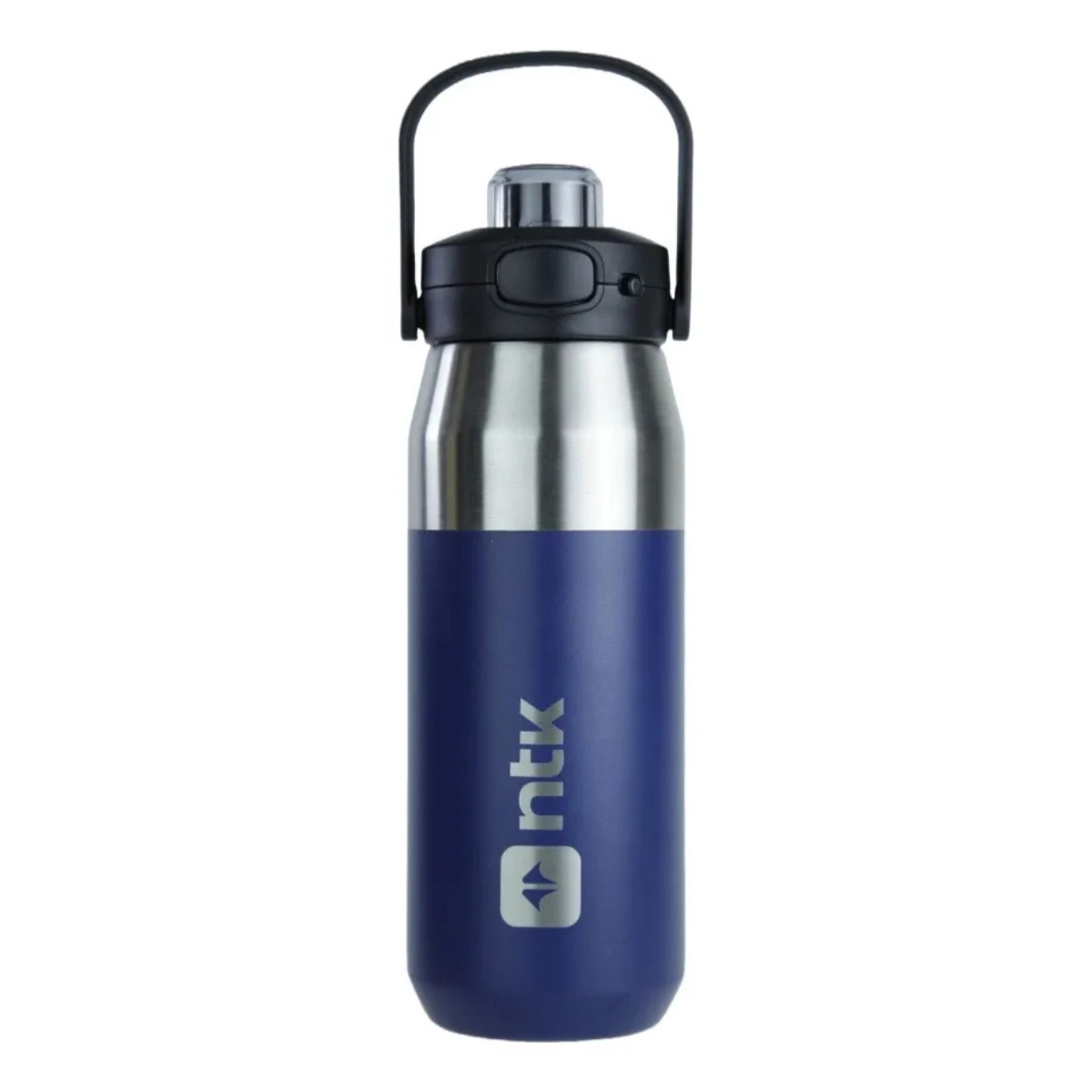GARRAFA TÉRMICA NAUTIKA ISOMAX 750ML INOX DUPLO AZUL ALÇA