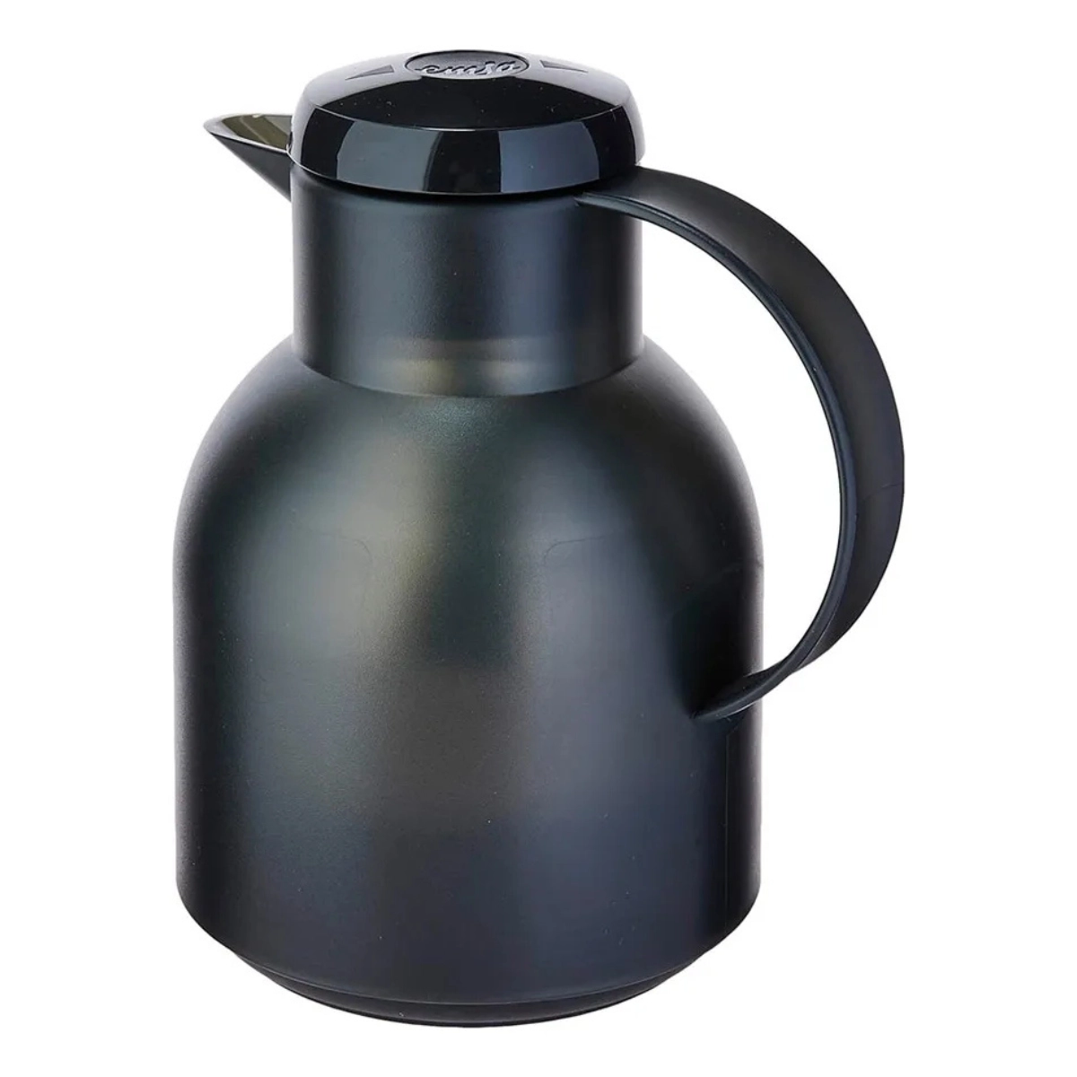 GARRAFA TERMICA HERMETICA SAMBA QUICK PRESS PRETA EMSA 1 LITRO