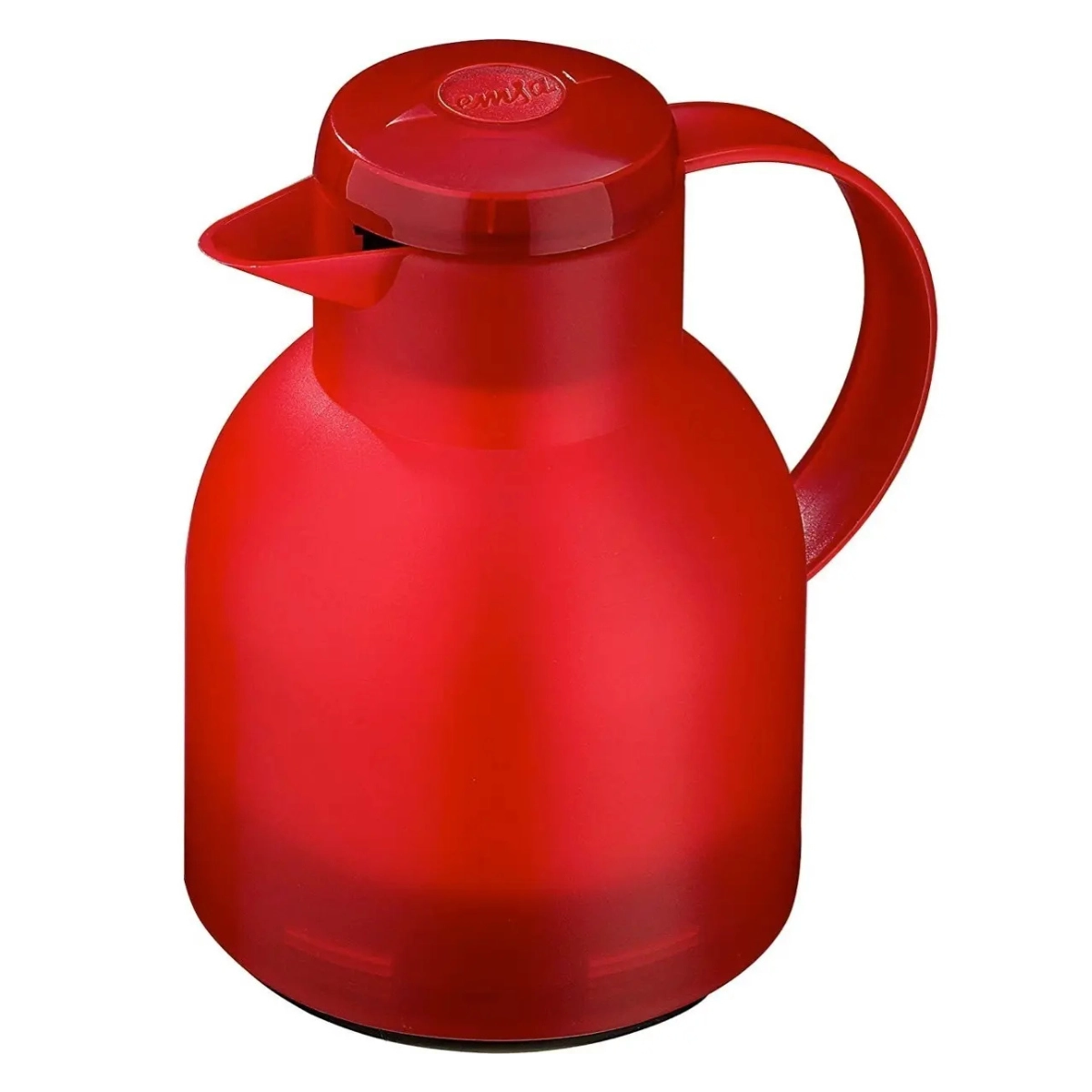 Garrafa Termica Vermelha 1l Emsa Samba Quick Press Emsa