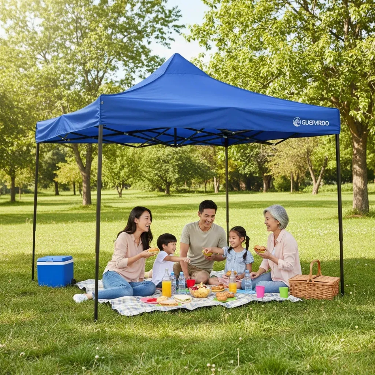 Gazebo Pagoda 3x3 Azul Gazebo Pagoda 3x3 Azul