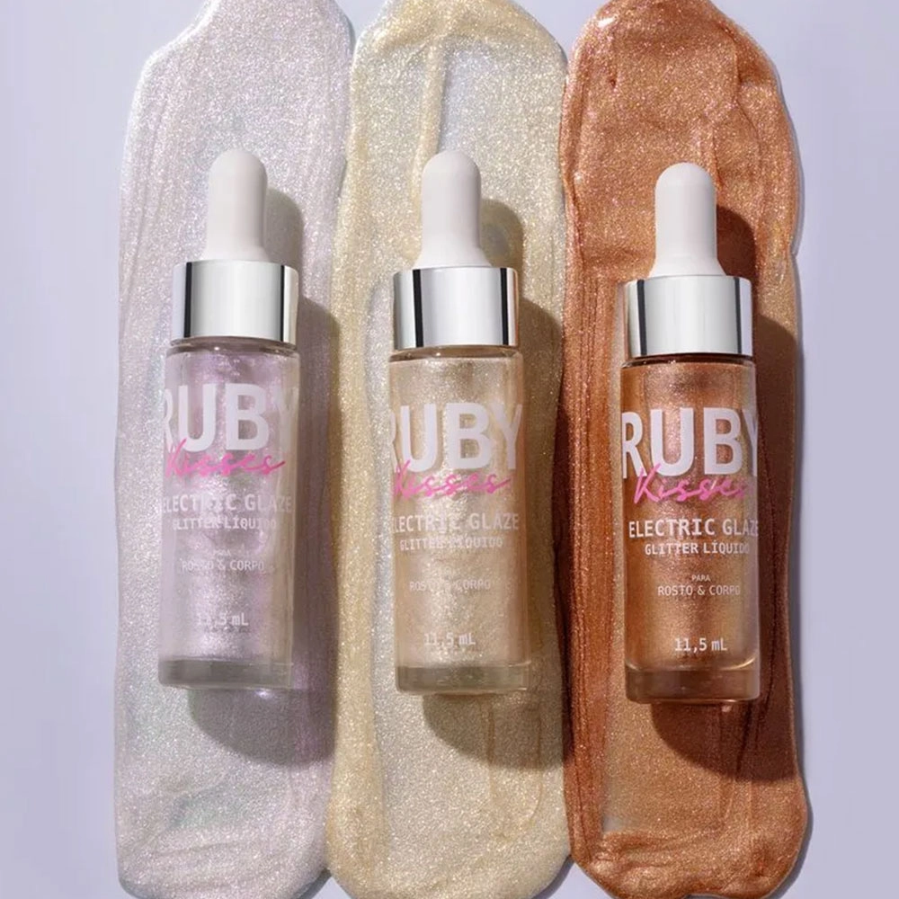 Glitter Líquido Ruby Kisses Electric Glaze Prata Unicorn 12ml Glitter Líquido Ruby Kisses Electric Glaze Prata Unicorn 12ml