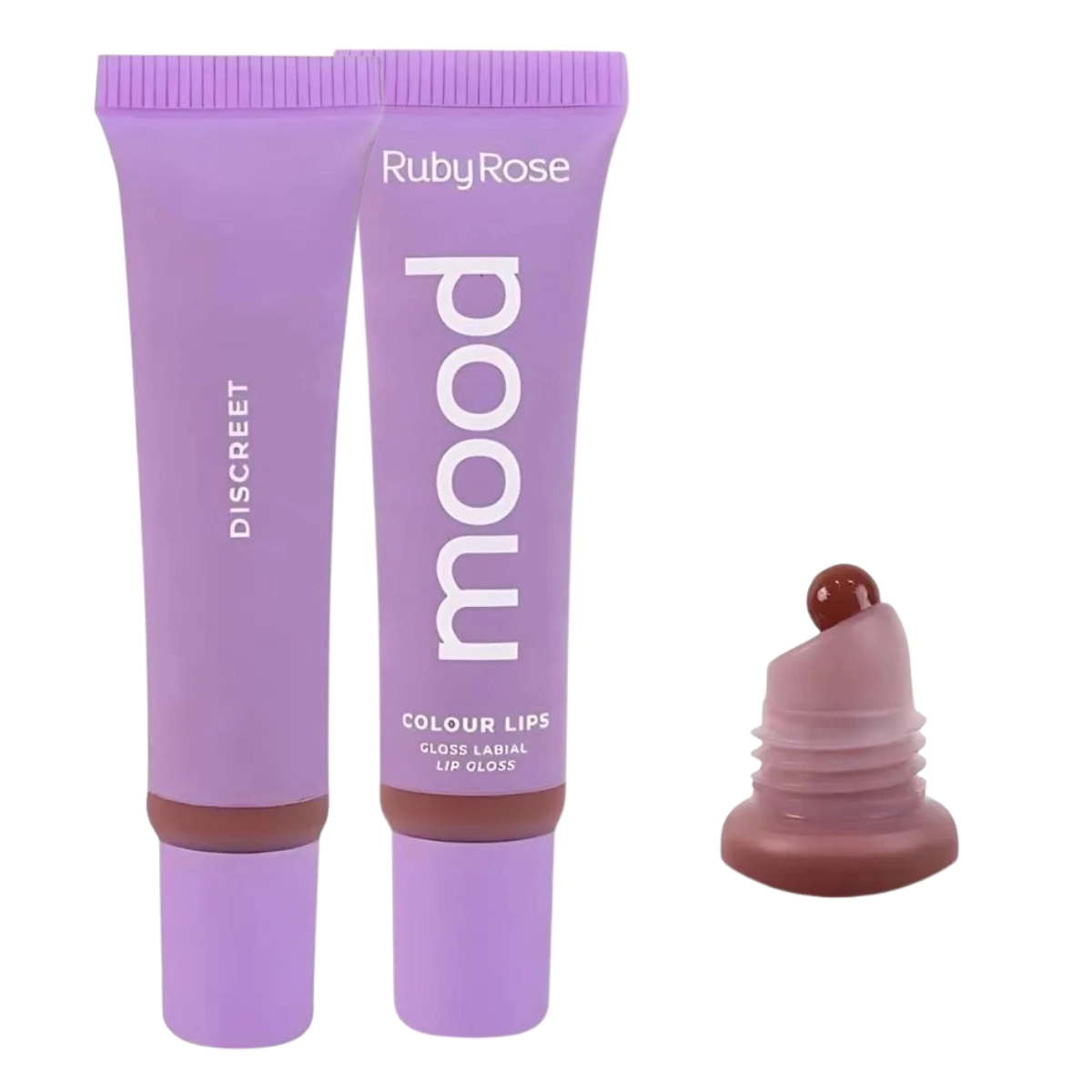 GLOSS LABIAL RUBY ROSE MOOD COLOUR LIPS DISCREET HB-7201-1