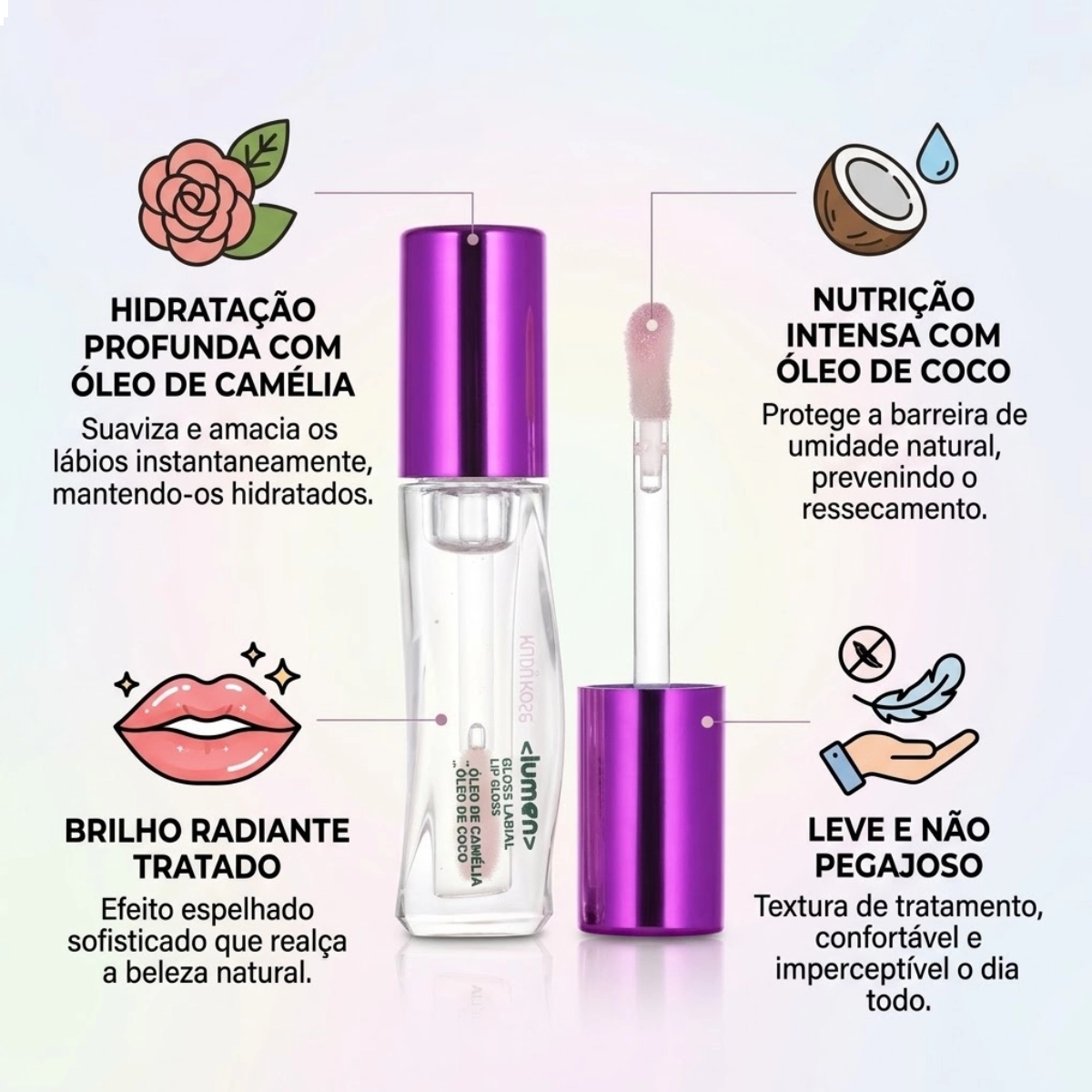 GLOSS LABIAL RUBY ROSE WONDER SUNLIGHT STAR EFEITO BRILHO GLOSS LABIAL RUBY ROSE WONDER SUNLIGHT STAR EFEITO BRILHO