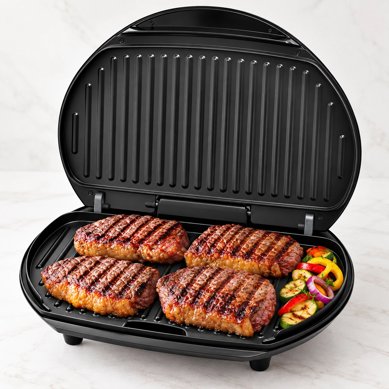GRILL E SANDUICHEIRA PHILCO JUMBO STEEL N 1500W 127V INOX ANTIADERENTE