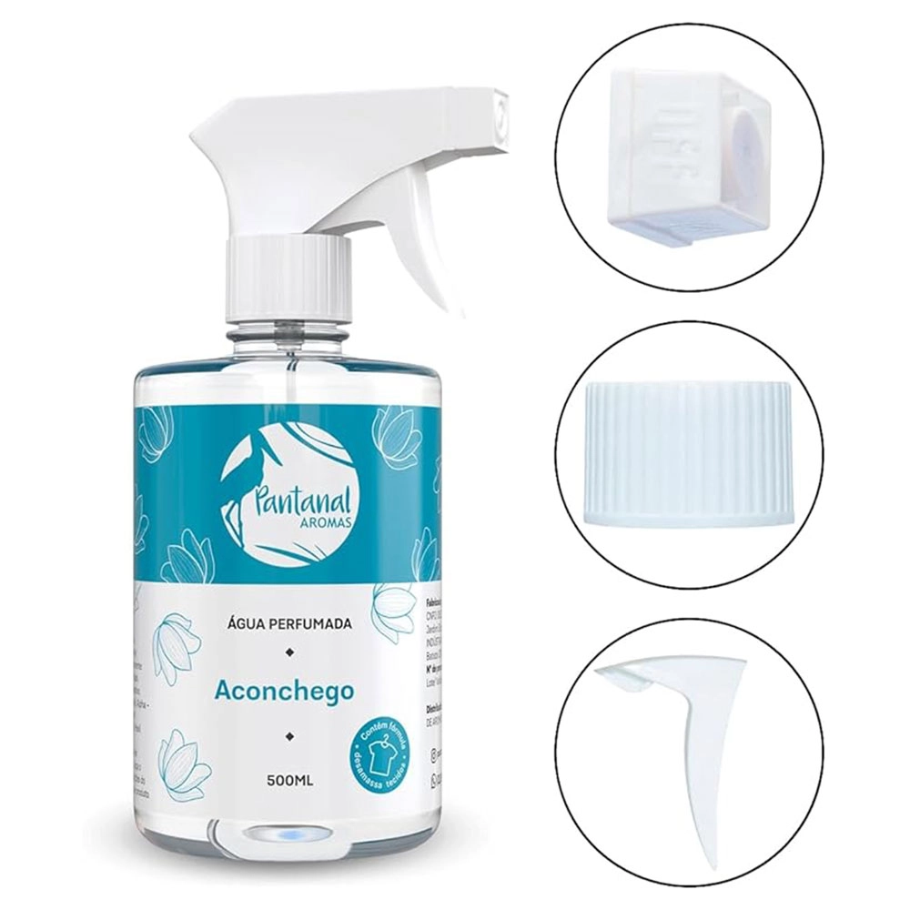 Água Perfumada para Lençóis Pantanal Aromas com Essência de Aconchego 500ml Água Perfumada para Lençóis Pantanal Aromas com Essência de Aconchego 500ml