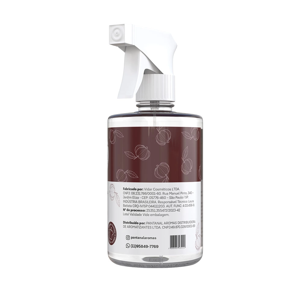 Água Perfumada para Lençóis Pantanal Aromas com Essência de Cereja Amarena 500ml Água Perfumada para Lençóis Pantanal Aromas com Essência de Cereja Amarena 500ml