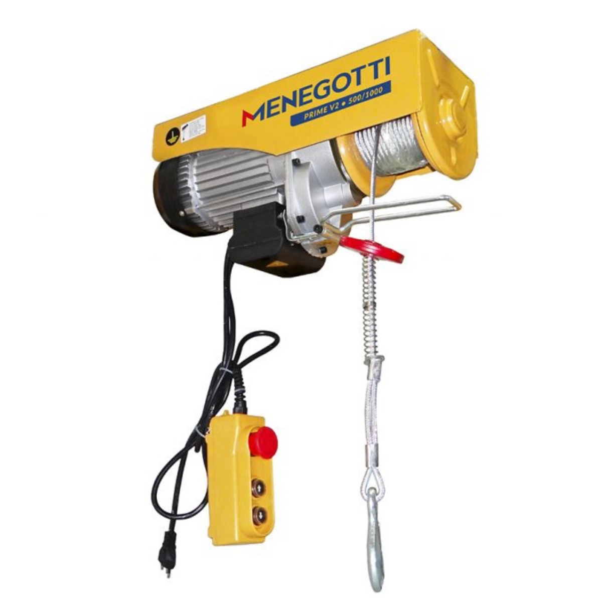 GUINCHO ELETRICO PRIME 500/1000KG V2/6M COM MOTOR MONOFASICO 220V