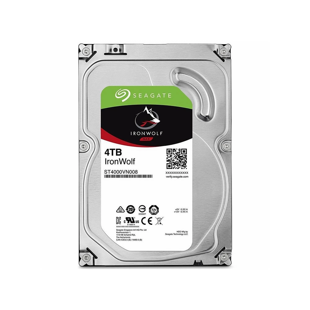 Hd Desk Sata3 4tb Seagate Ironwolf Nas St4000vn008