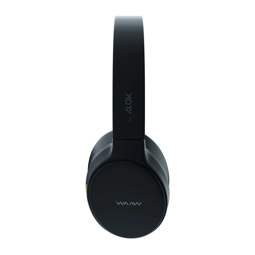 HEADPHONE BLUETOOTH C/ MICROFONE WAAW BY ALOK SENSE 200HB PRETO HEADPHONE BLUETOOTH C/ MICROFONE WAAW BY ALOK SENSE 200HB PRETO