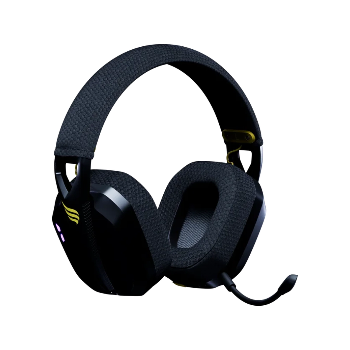 HEADSET GAMER FALLEN PANTERA ECO LIGHT WIRELESS PRETO
