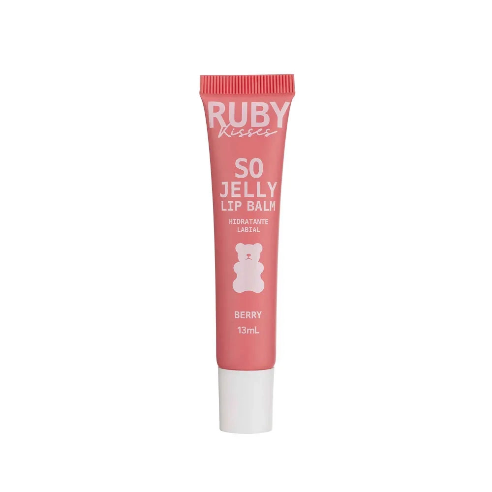 HIDRATANTE LABIAL SO JELLY RUBY KISSES 13ML BERRY