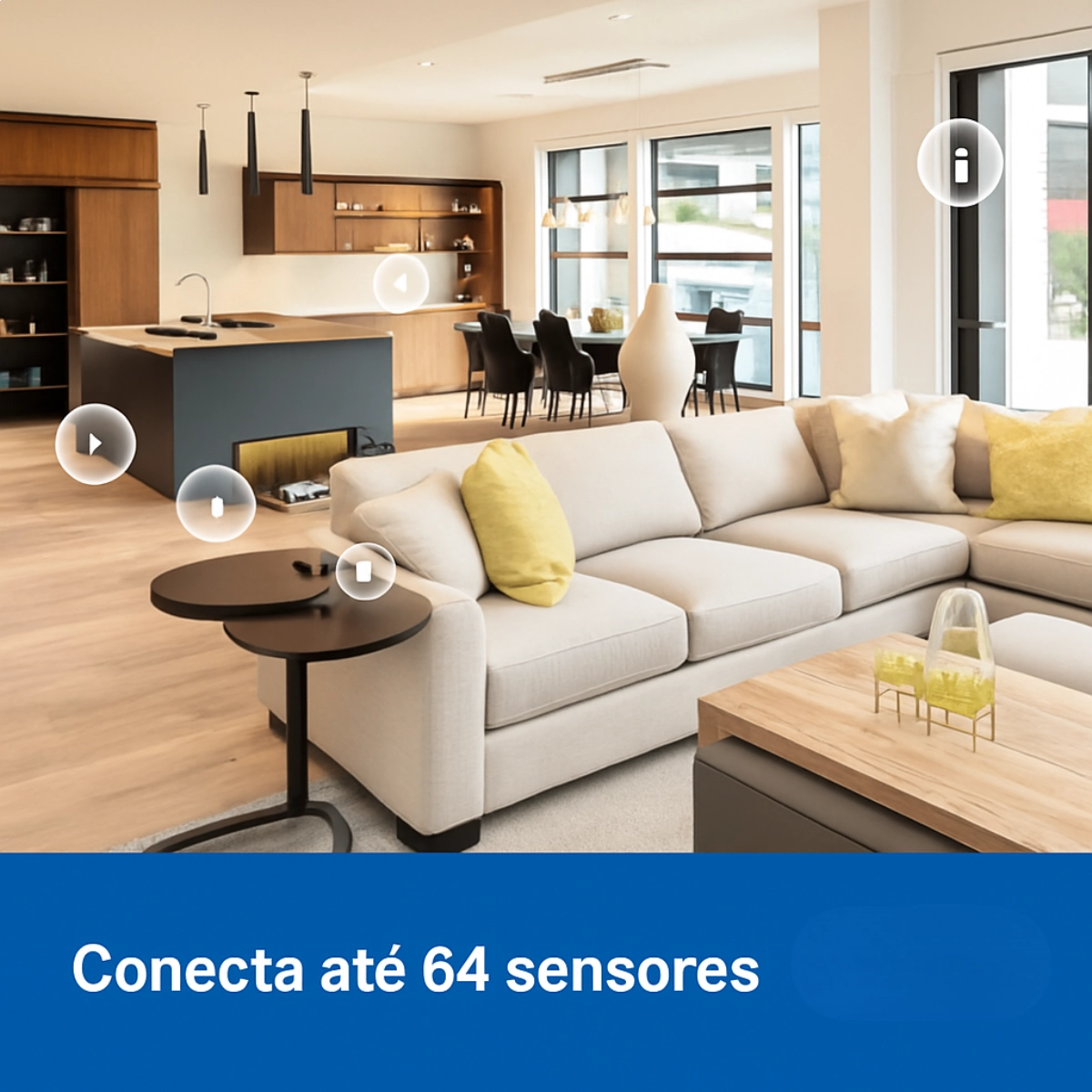 HUB INTELIGENTE DE AUTOMAÇAO COM CAMPAINHA TAPO H100 BRANCO