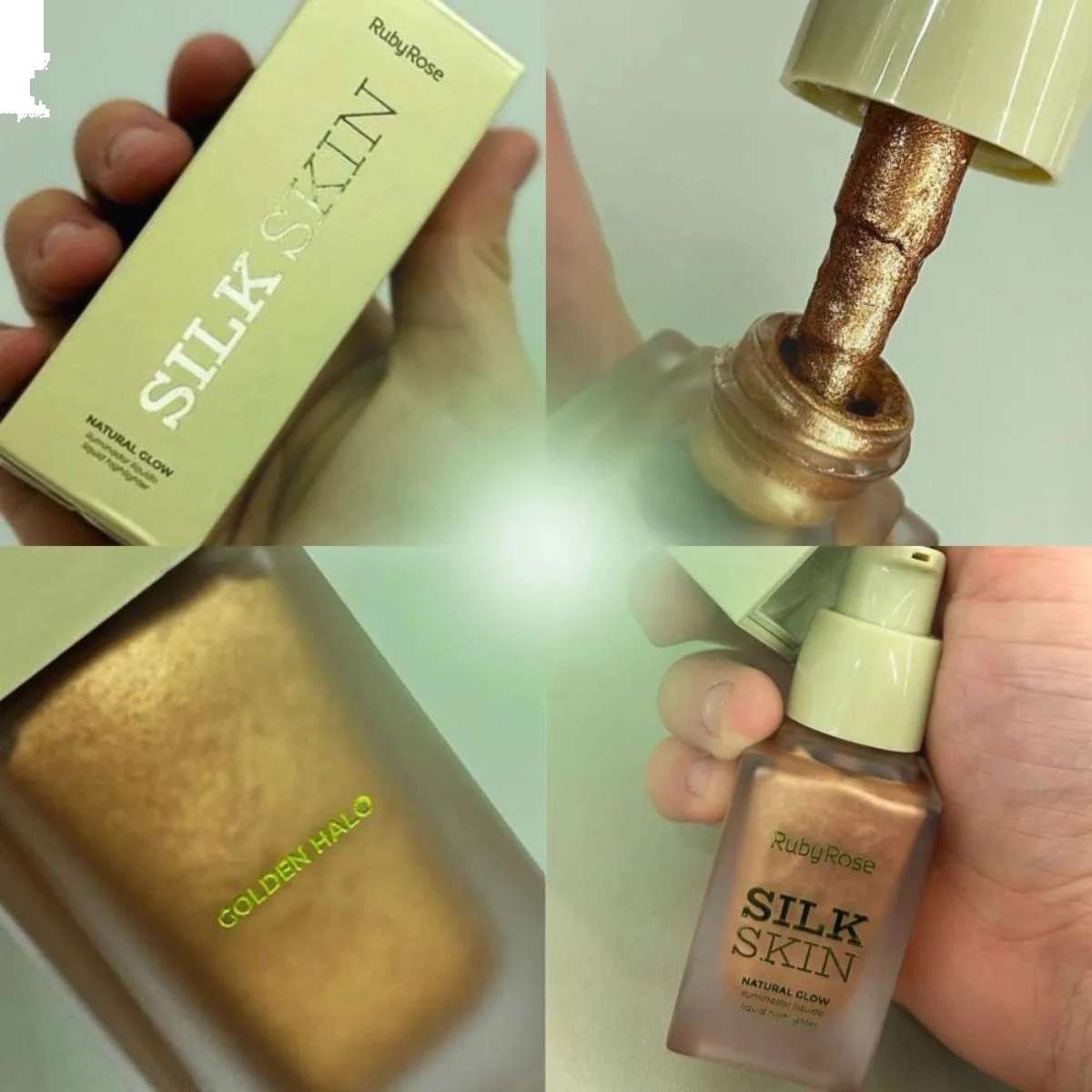 ILUMINADOR SILK SKIN GOLDEN HALO HBF1601-S4 RUBY ROSE