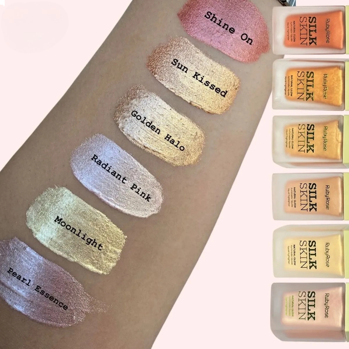 ILUMINADOR SILK SKIN GOLDEN HALO HBF1601-S4 RUBY ROSE