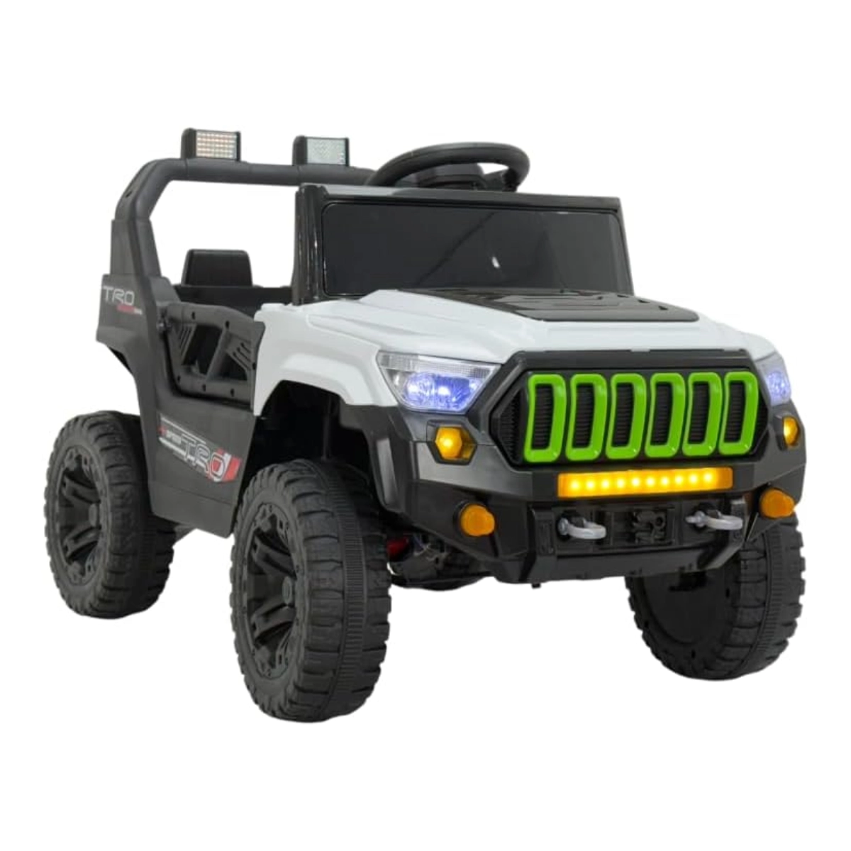 JIPE ELETRICO INFANTIL TITAN XR 12V CONTROLE BRANCO BANG TOYS