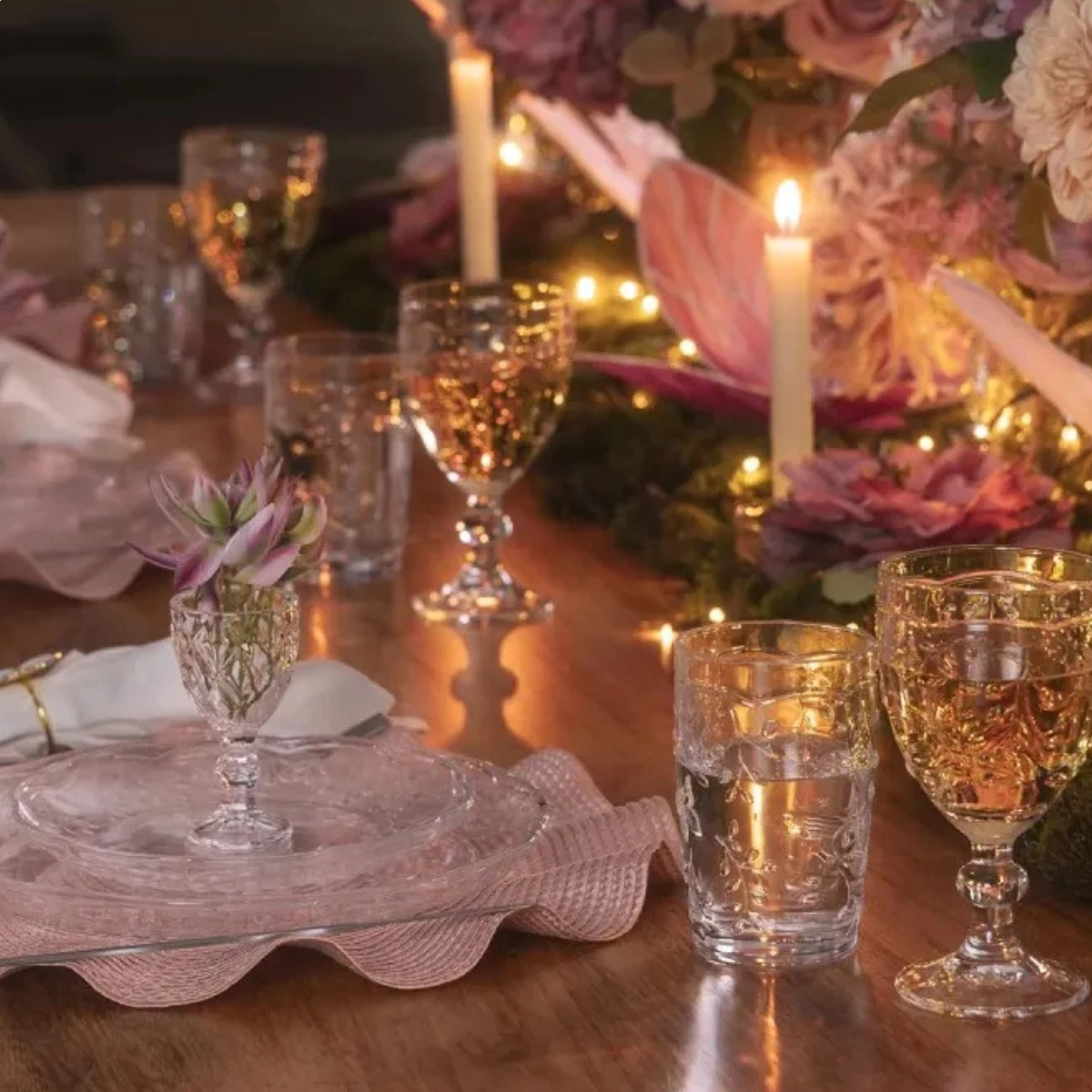 JOGO DE JANTAR CRISTAL ECOLÓGICO COM 20 PEÇAS NEW BUTTERFLY 